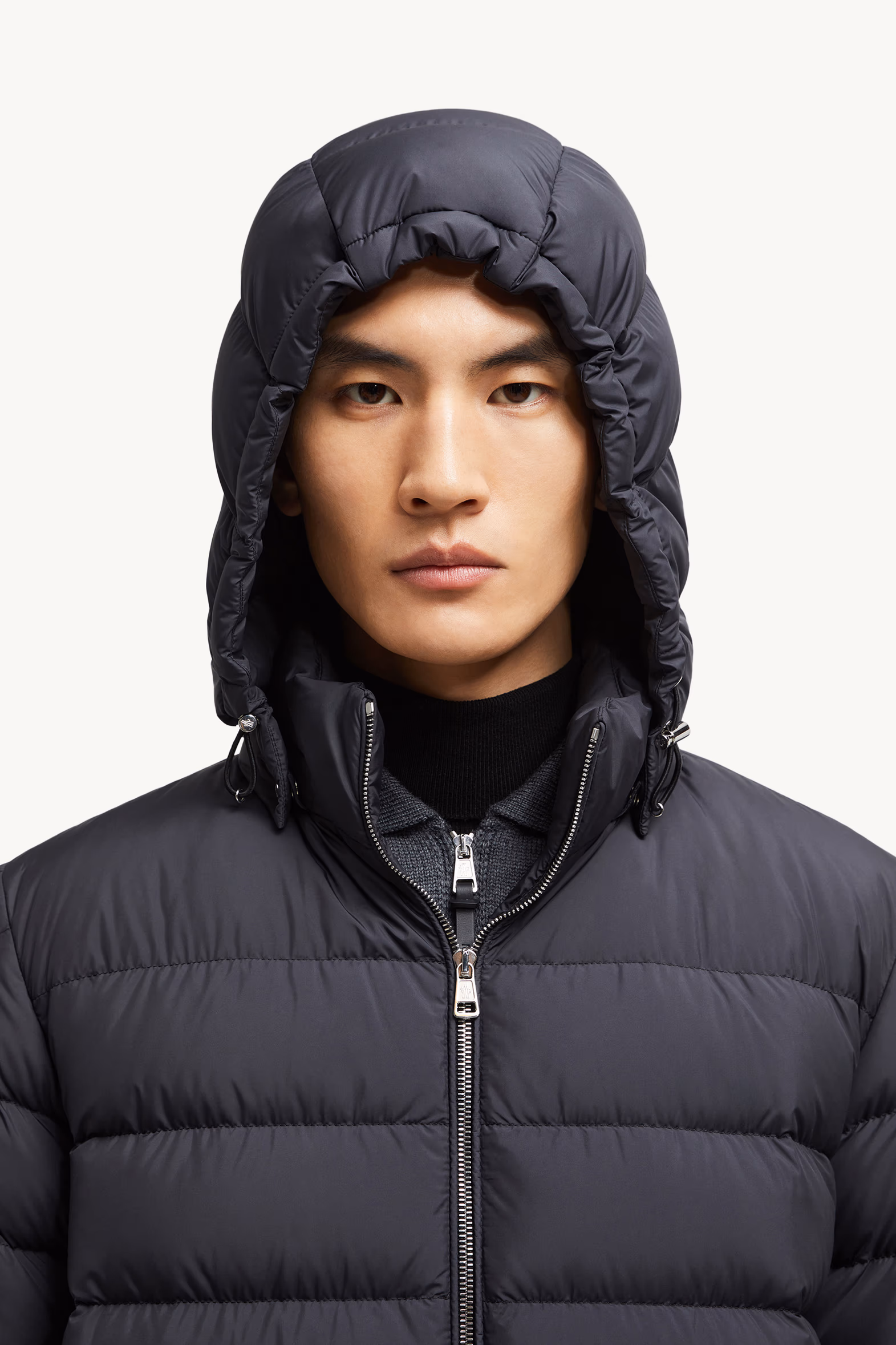 Arneb Hooded Short Down Jacket Men Black Moncler 7